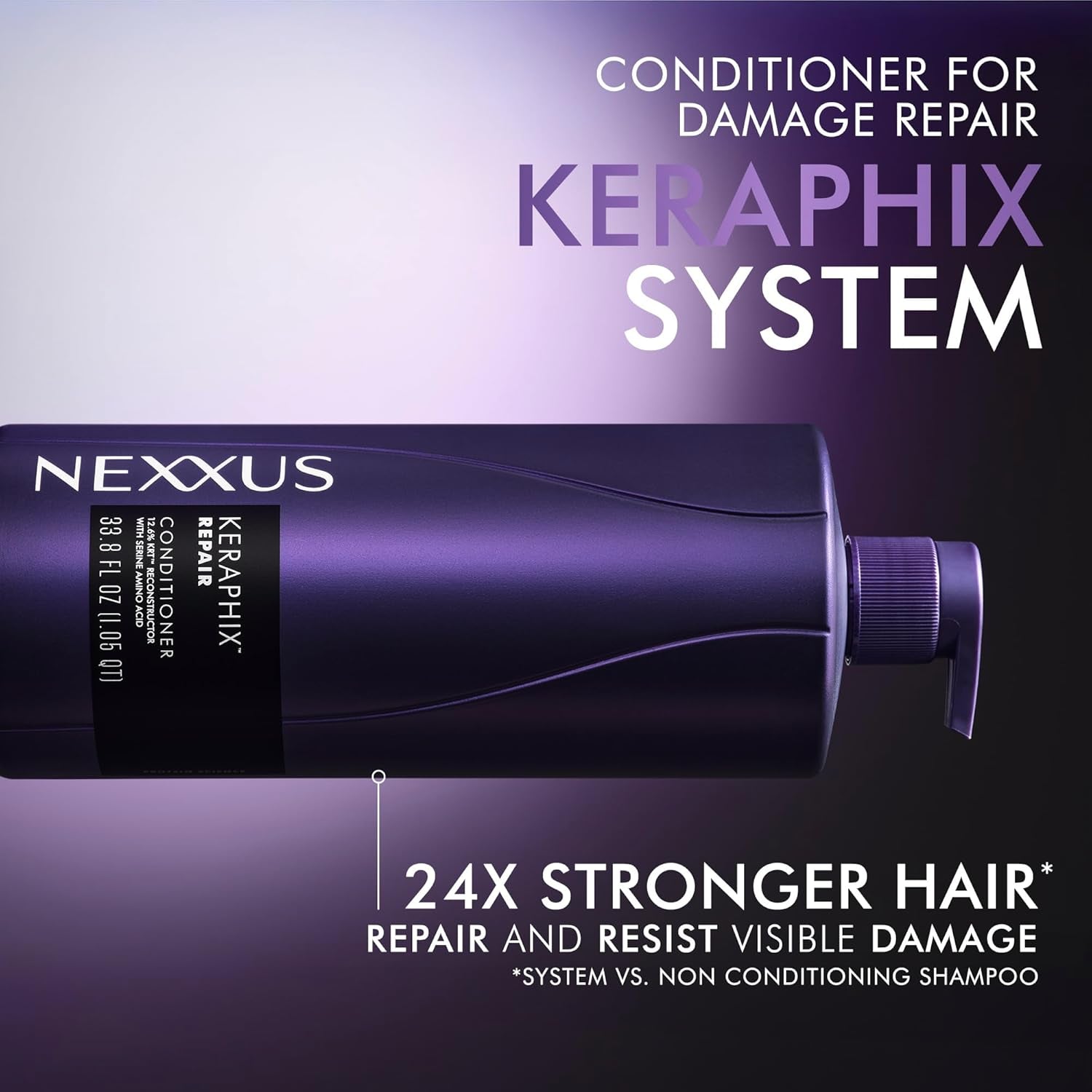 Keraphix Conditioner, for Damaged Hair, 33.8 Ounce